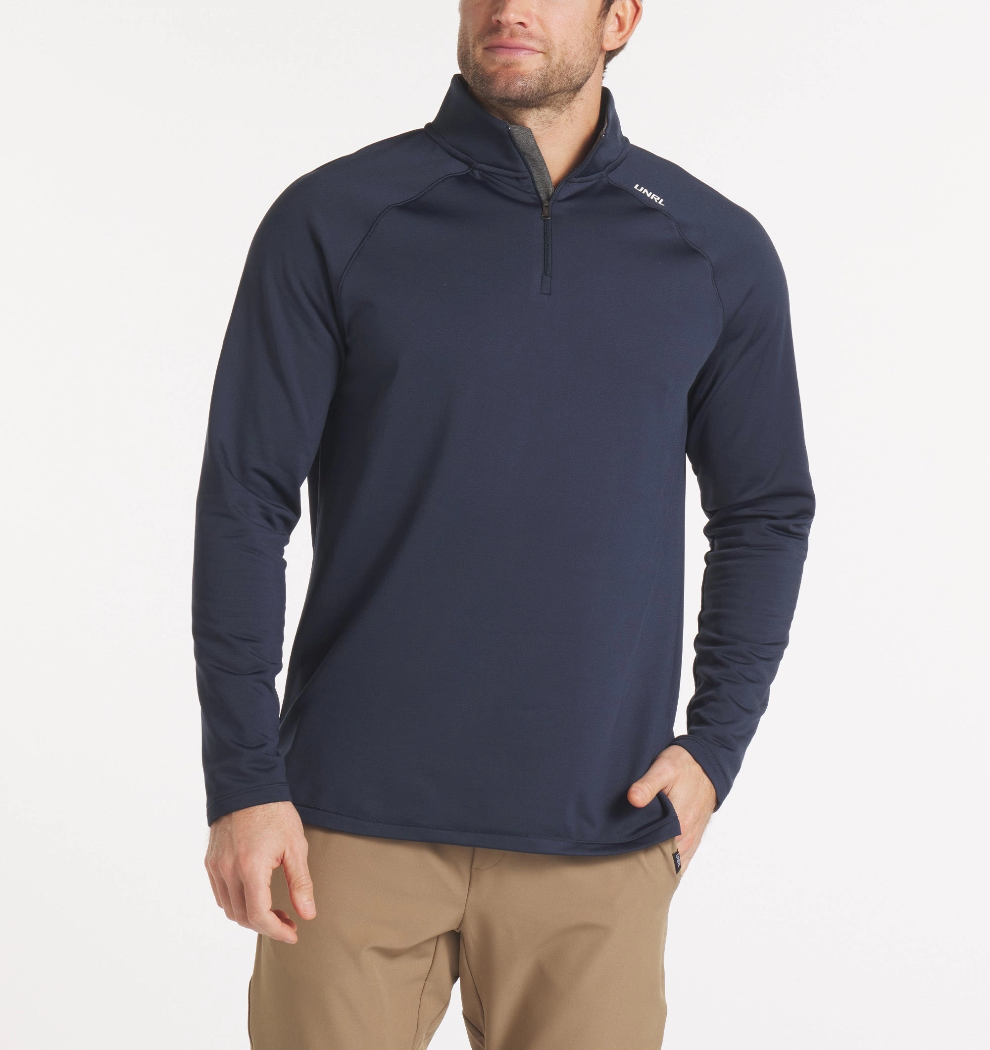 Interlock Quarter Zip Relaxed Fit Shirt WaterRepellent Coating