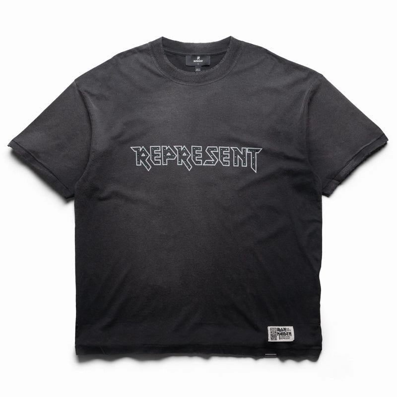 Female design Iron Maiden x Represent Infinite Dreams Tee - Aged Black