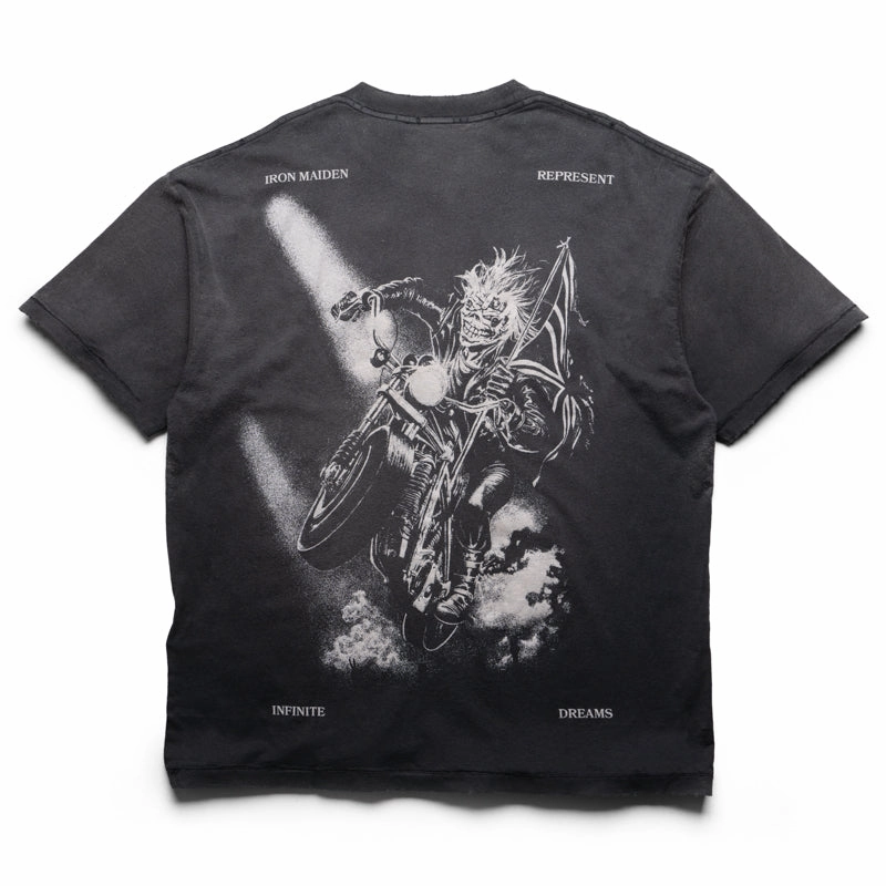 Sports use Generic Iron Maiden x Represent Infinite Dreams Tee - Aged Black
