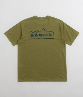rooftop venue Patagonia Unity Fitz Responsibili-Tee T-Shirt - Graze Green