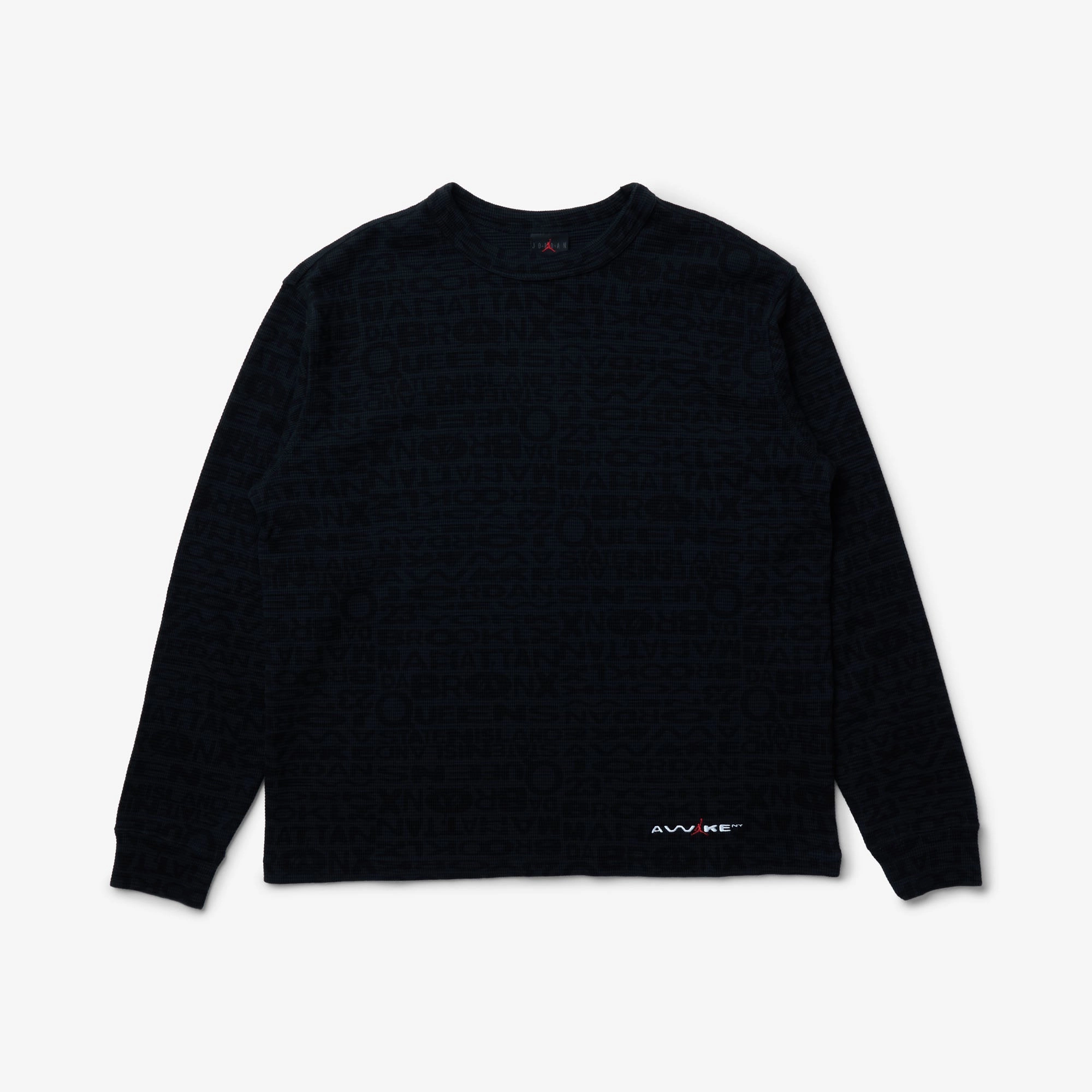 Jordan x Awake NY Longsleeve Thermal Black / Black - University Red Indoor clothing