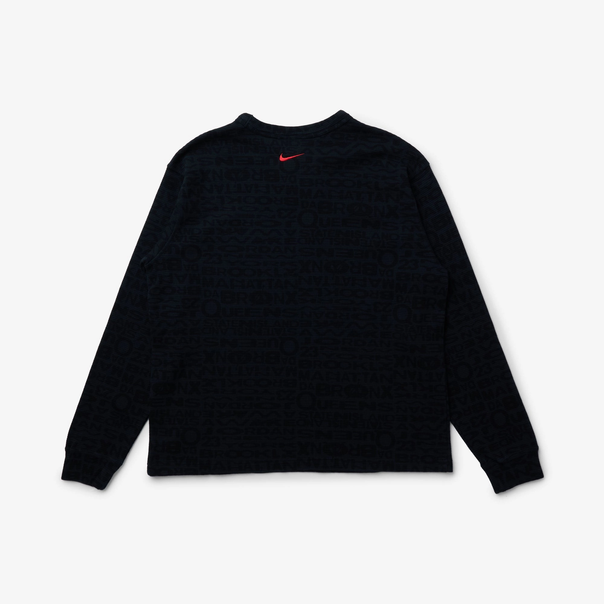 Low-waisted Eco Friendly Dye Process Jordan x Awake NY Longsleeve Thermal Black / Black - University Red