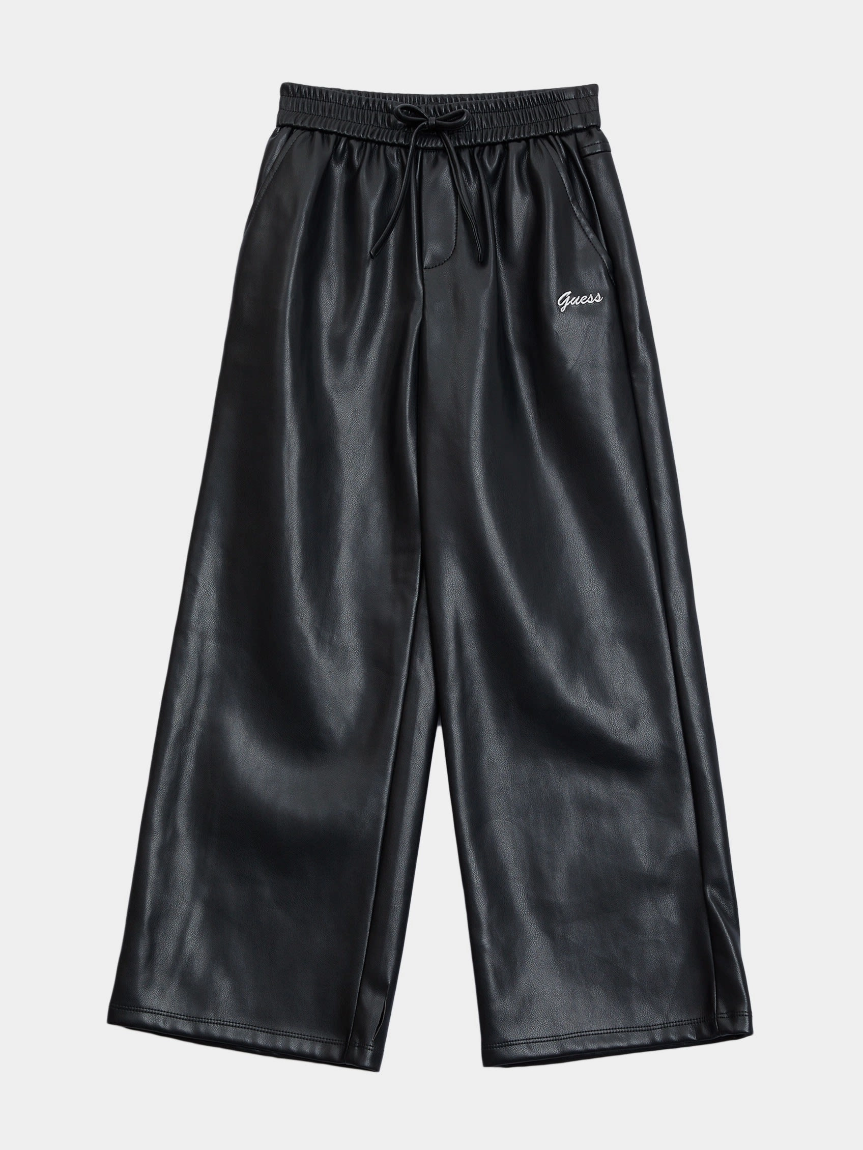 Joy Faux-Leather Wide-Leg Pants (7-14) Essential Wearable