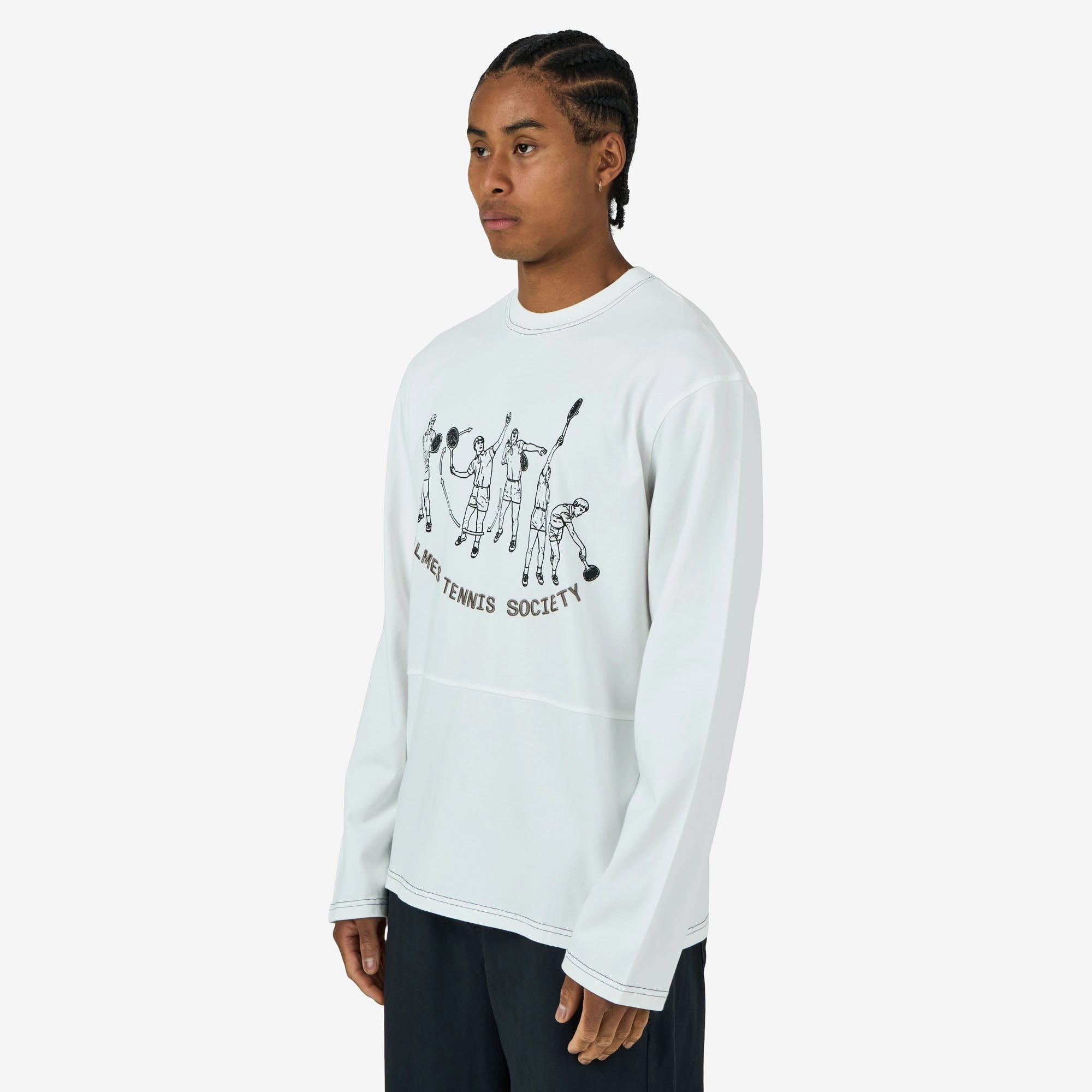 Dry climate Customizable Palmes Practice Tennis Top Off-White