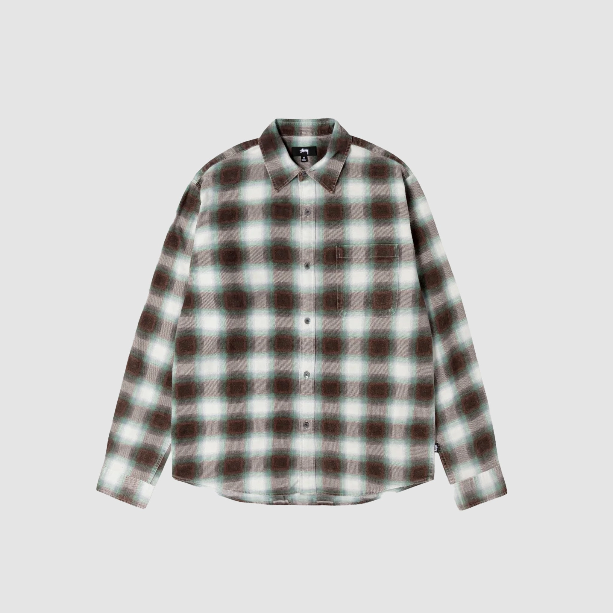 Pocket Detailing Hooded Option JUNE PLAID SHIRT