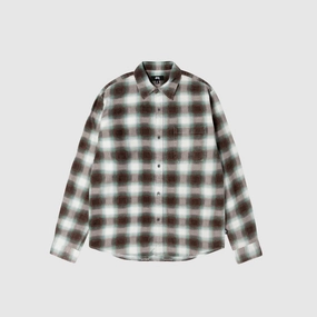 Pocket Detailing Hooded Option JUNE PLAID SHIRT