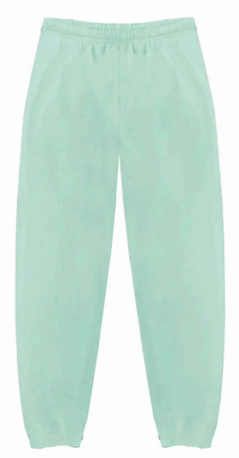 Junior Dylan Jogger In Sea Green Wrinklefree SoftTouchFinish