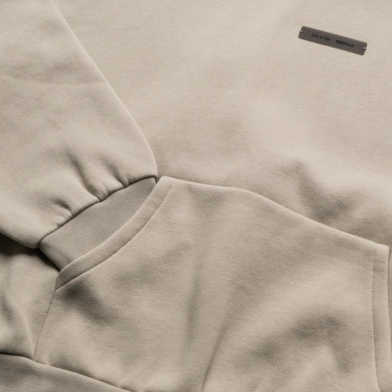 Fear Of God Essentials Classic Fit Fleece Hoodie - Abbey Stone meeting look Pride wear