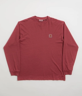 Quiet neighborhood Carhartt Vista Long Sleeve T-Shirt - Scarlet