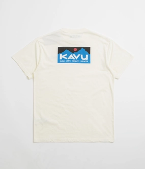 ruching Kavu Klear Above Etch Art T-Shirt - Off White