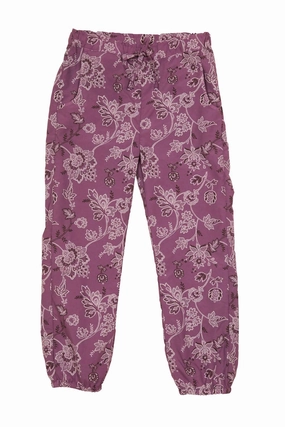Kid's Meknes Paisley Pants In Burgundy AbrasionResistant Timeless Utility
