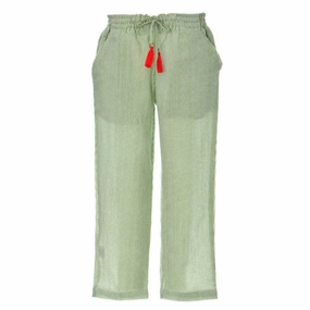 Reinforced Stitching Kid's Misha Pants In Green