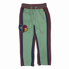 Kids' Heart Jogging Pant In Olive Side zipper NonChafingEdges