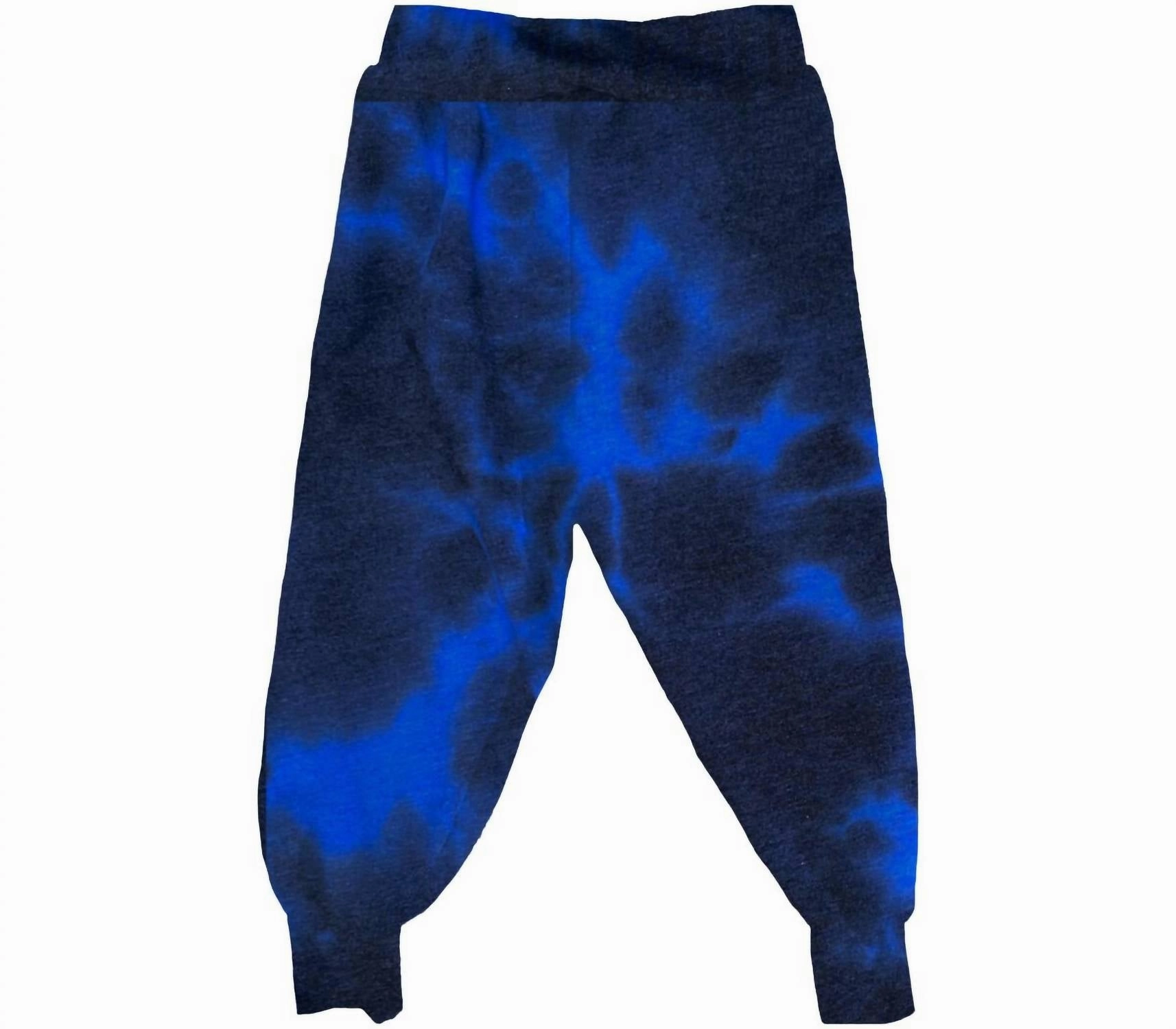 Kids Girls Sweatpants In Blue Spark Soft Support Body Friendly