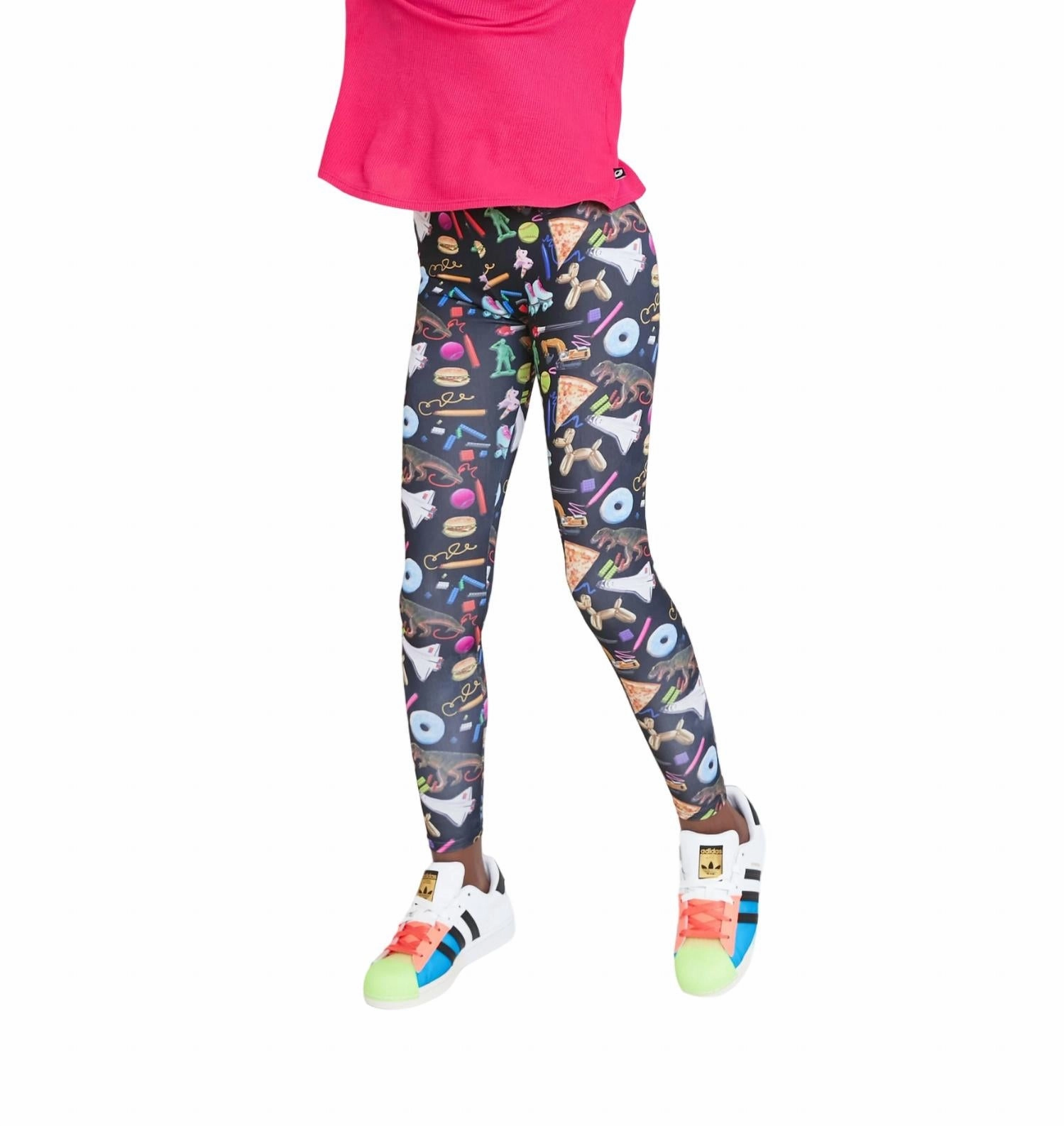 OdorResistant Cozy Fit Kids Leggings In Ty's Print