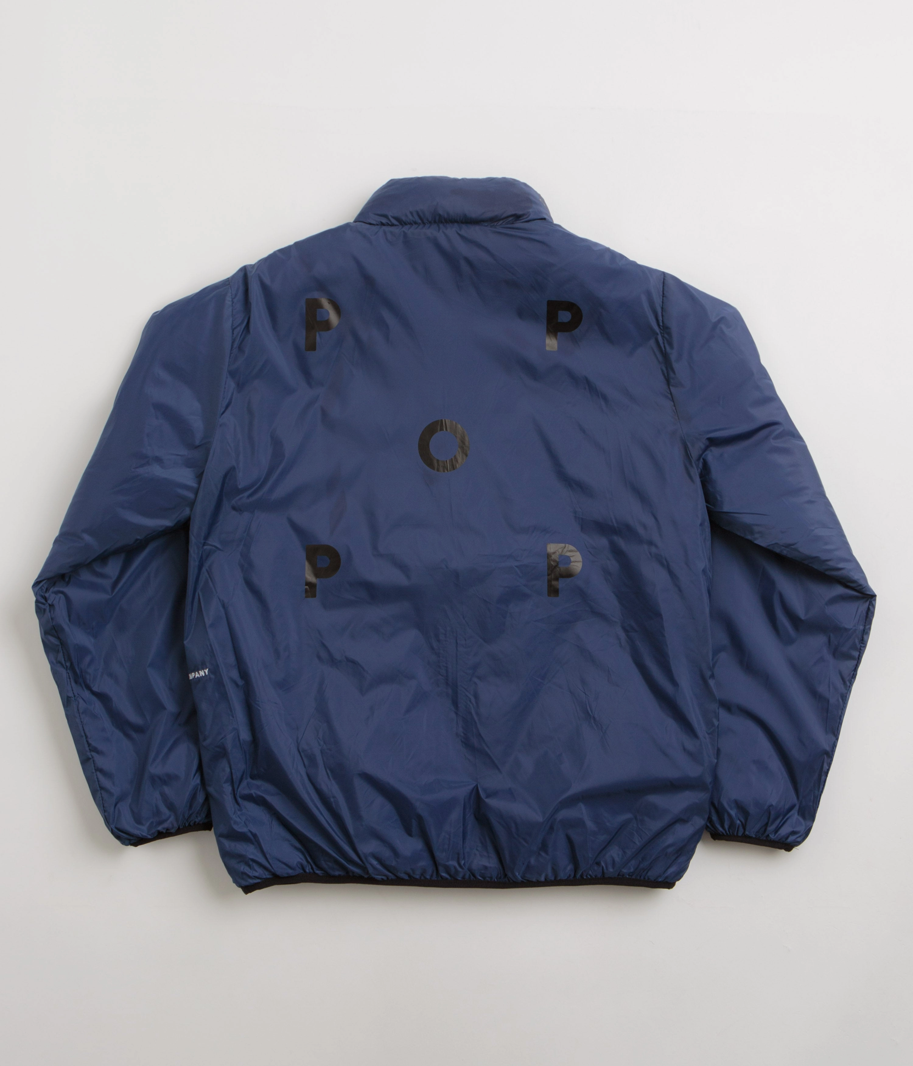 Layer Option Pop Trading Company Quilted Reversible Jacket - Black