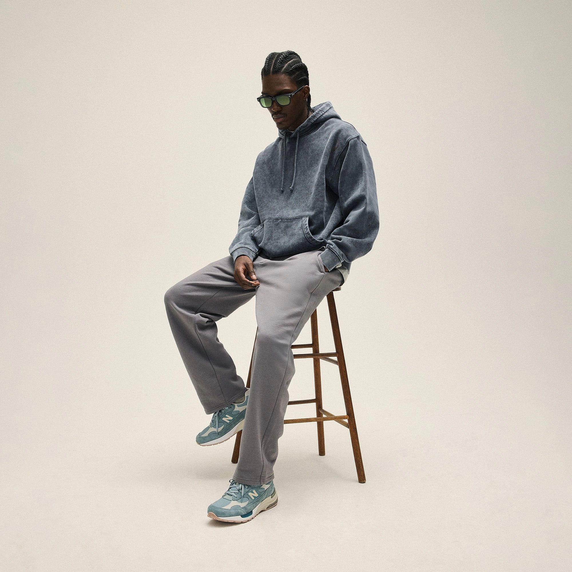 Eco Friendly Dye Process Active Wear Kith 101 Micro Terry Bryson Sweatpant - Quilt