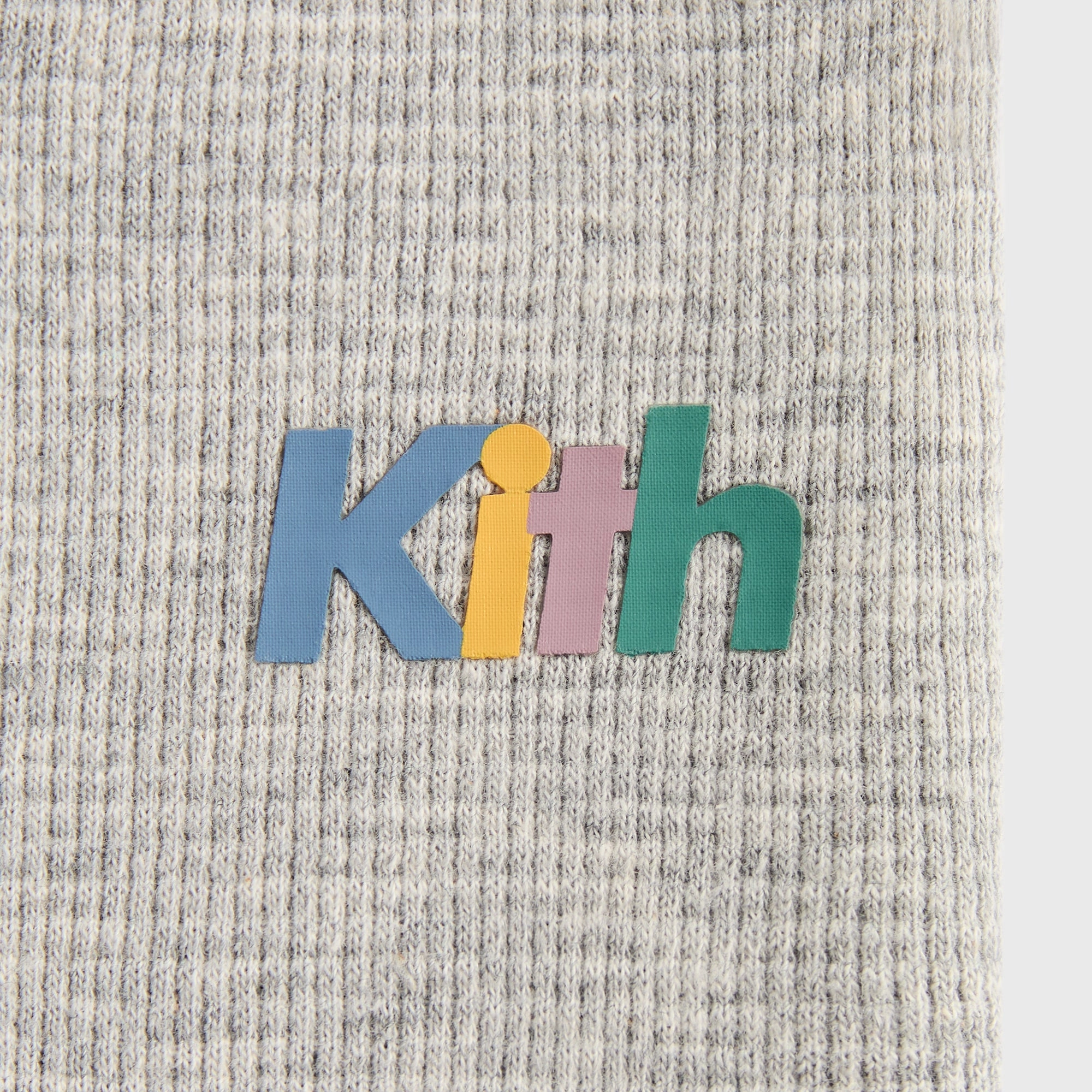 Durable Comfort Kith Baby Waffle Nelson Sweatpant - Light Heather Grey
