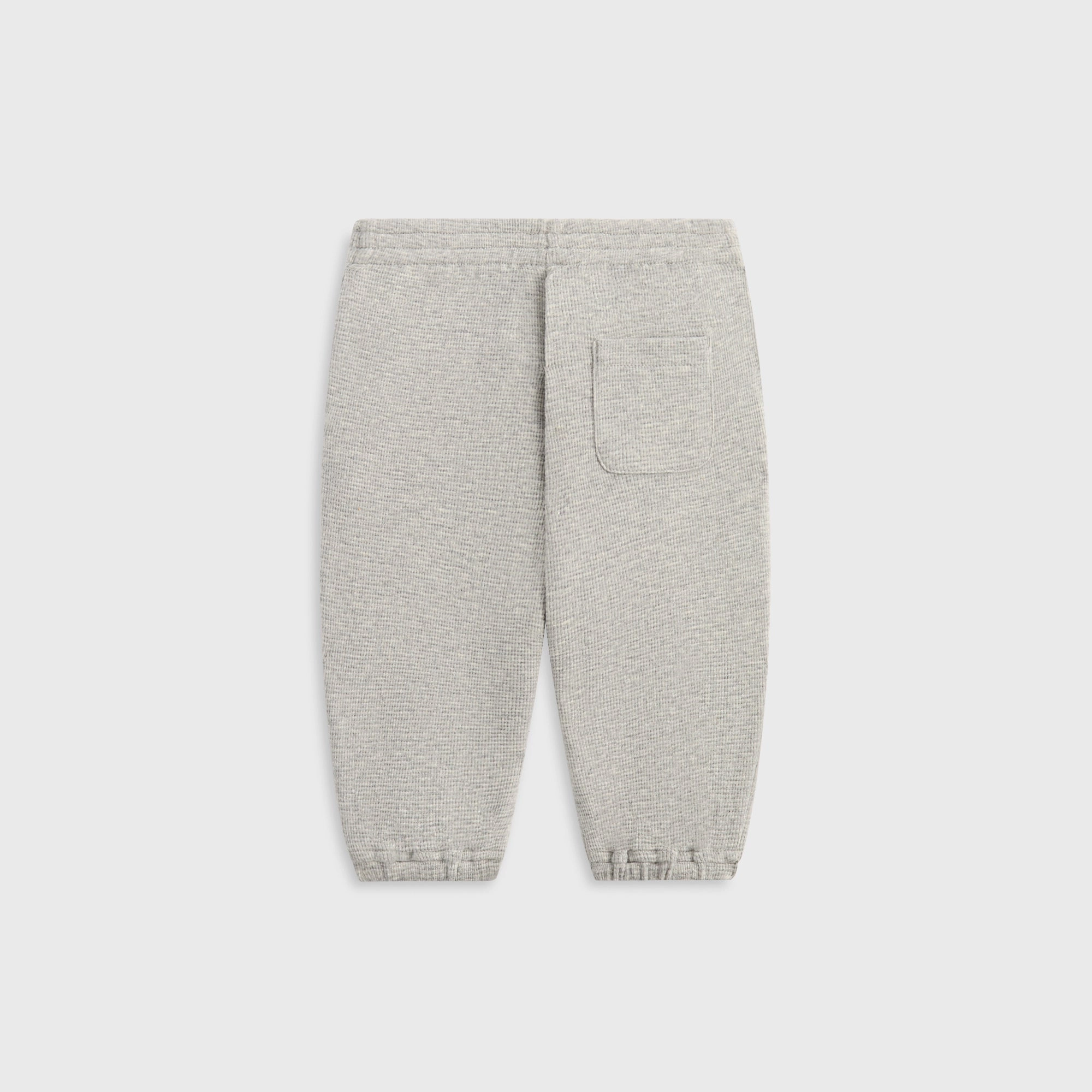 Kith Baby Waffle Nelson Sweatpant - Light Heather Grey Breathable Comfort