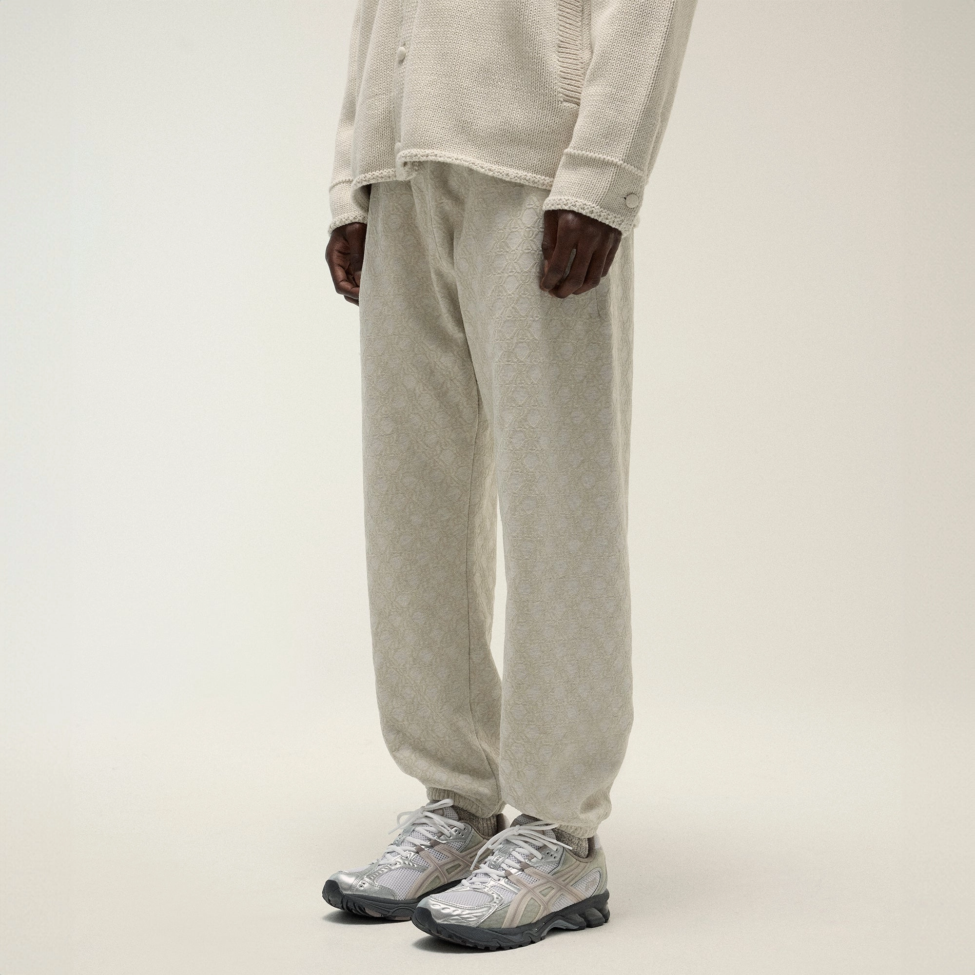 Kith Bonded Fleece Nelson Sweatpant - Sandy Heather Tagless Labeling Non Irritating Seams