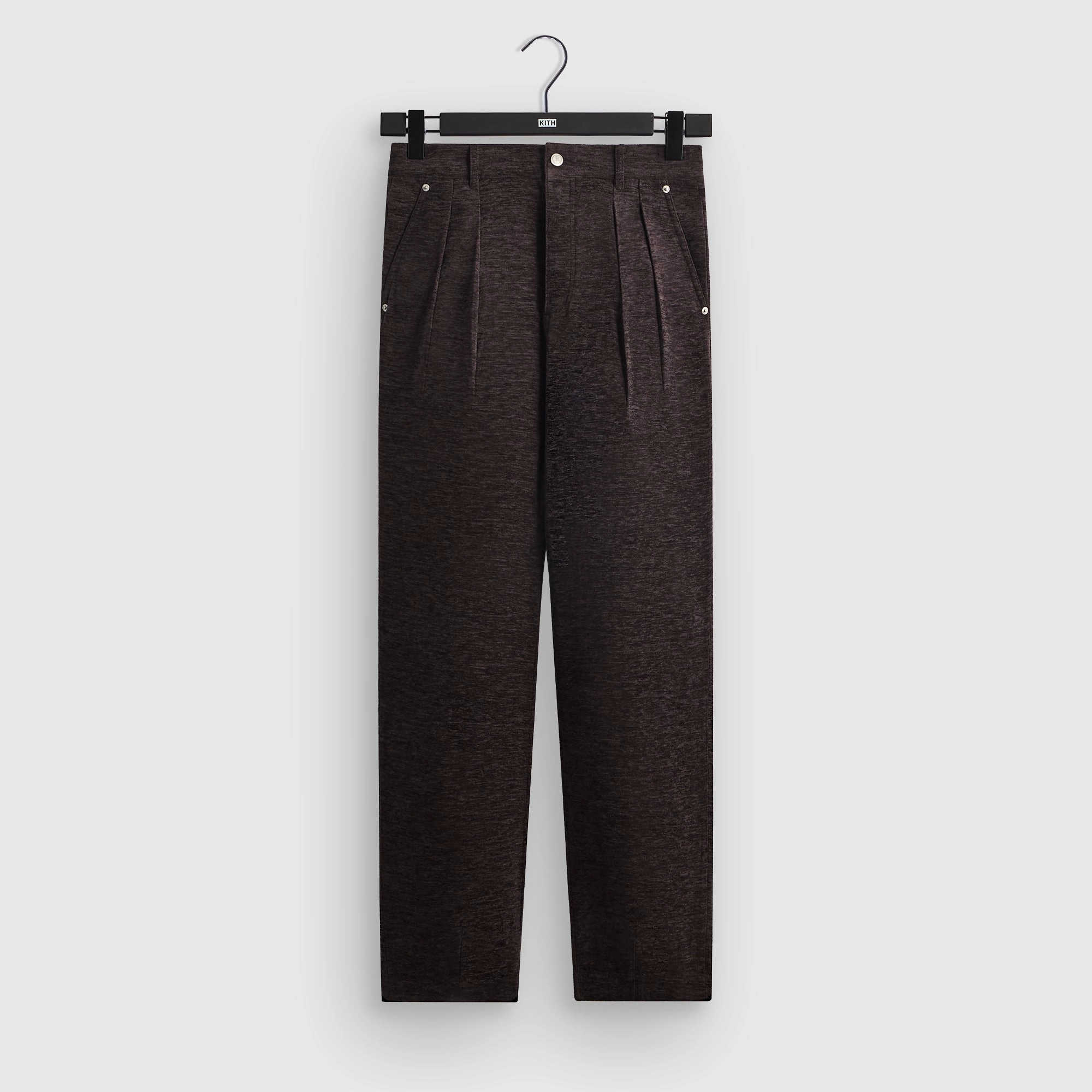 Kith Chenille Brett Pleated Taper Trouser - Kindling QuickReleaseBuckle