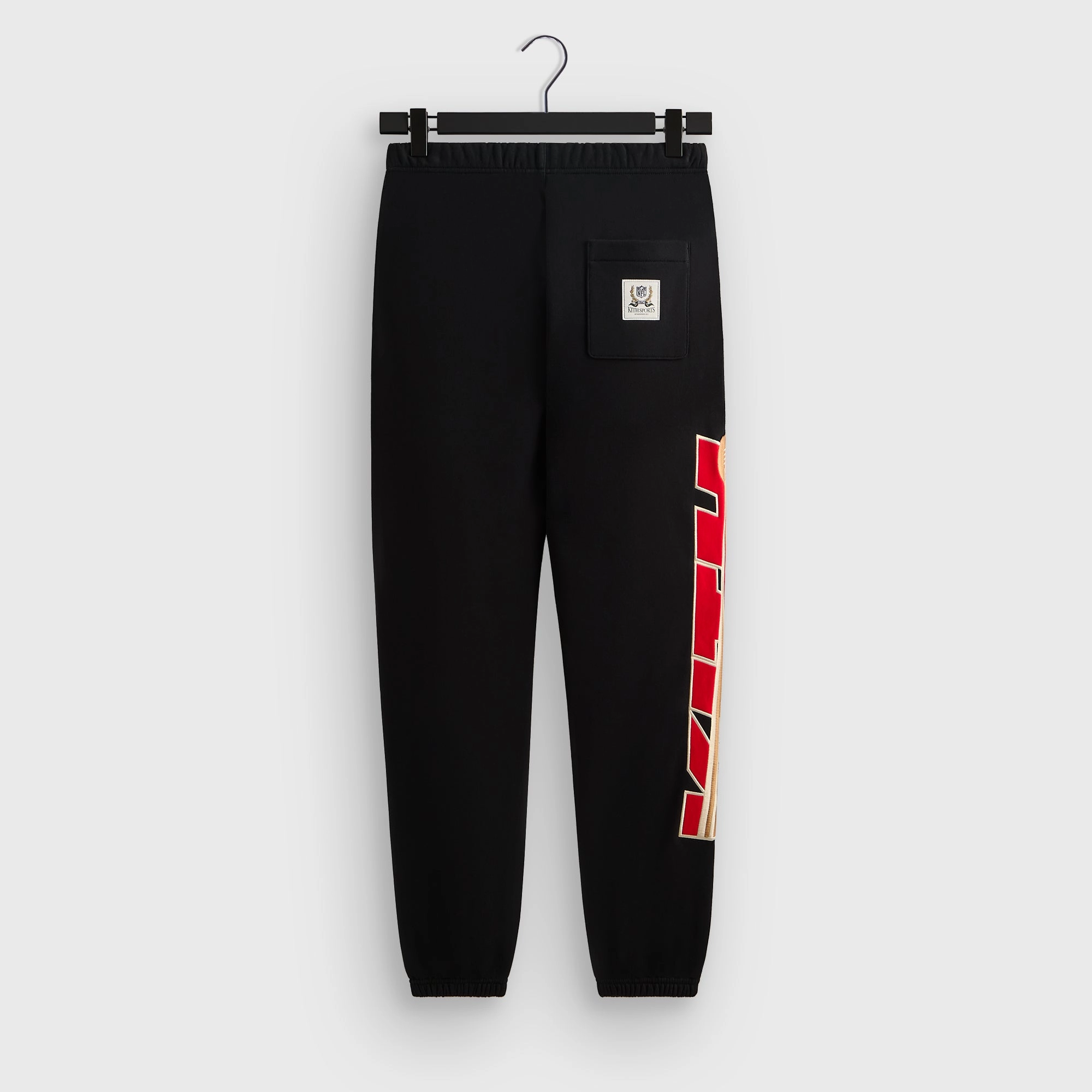 Kith for the NFL San Francisco 49ers Vintage Nelson Sweatpant - Black NonIrritatingStitching