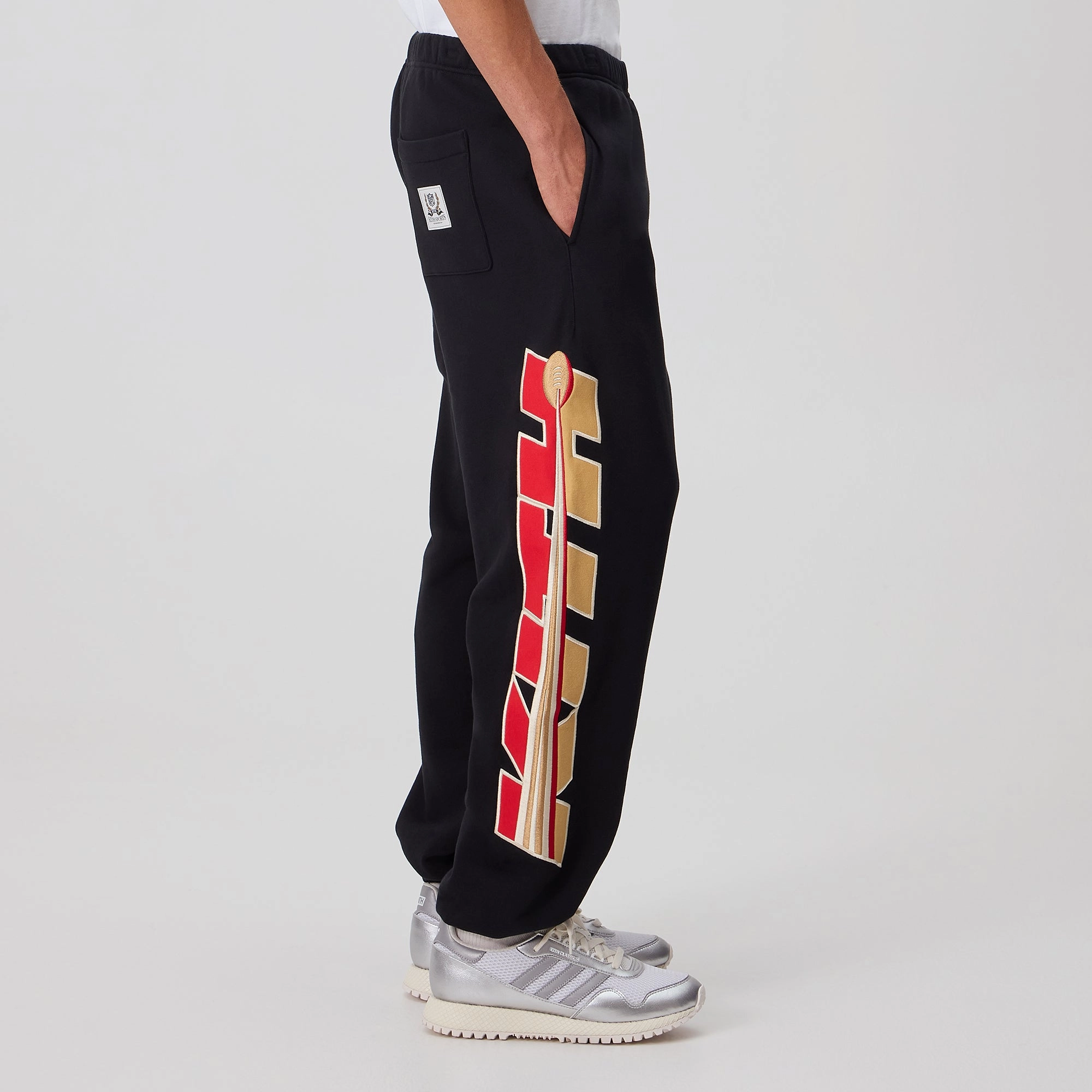 DoubleLayeredHem Kith for the NFL San Francisco 49ers Vintage Nelson Sweatpant - Black