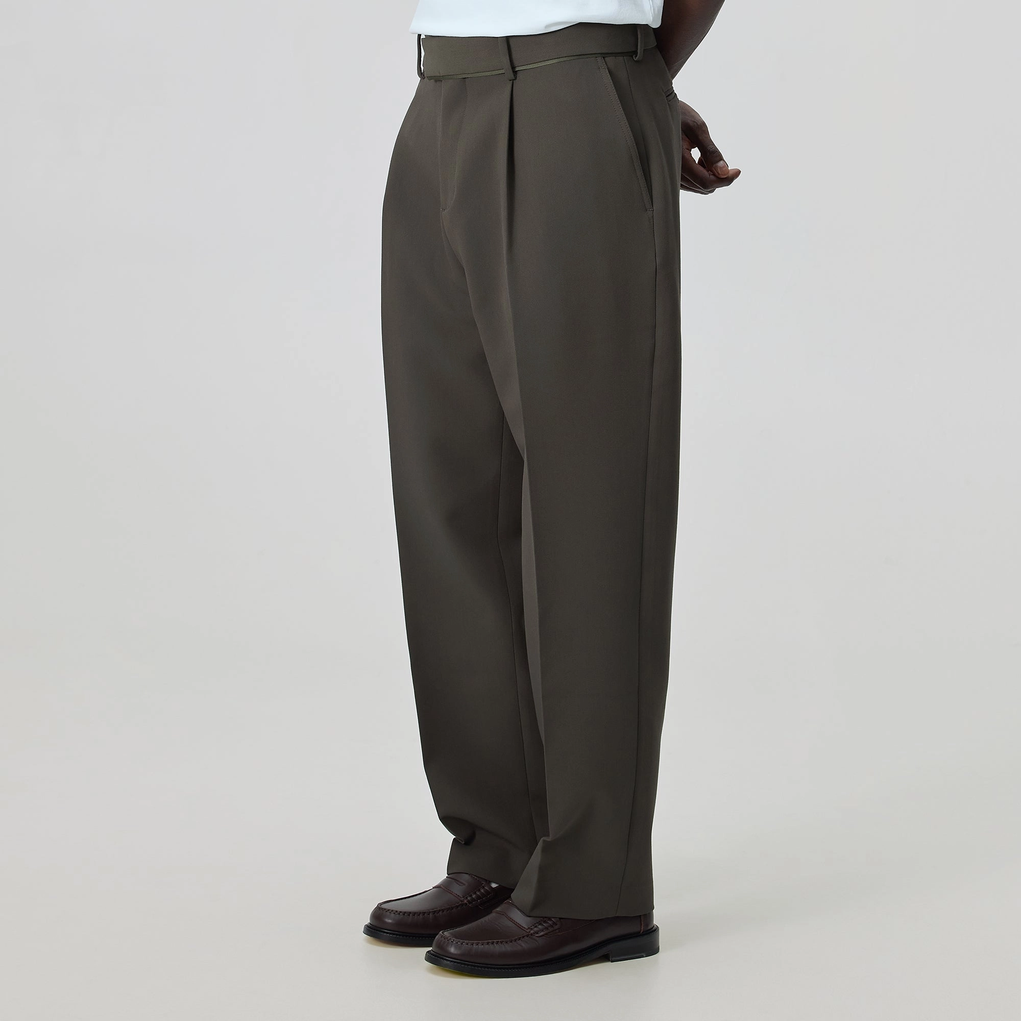 Kith Midweight Double Weave Crosby Trouser - Cypress AllDayComfort Perfect Design