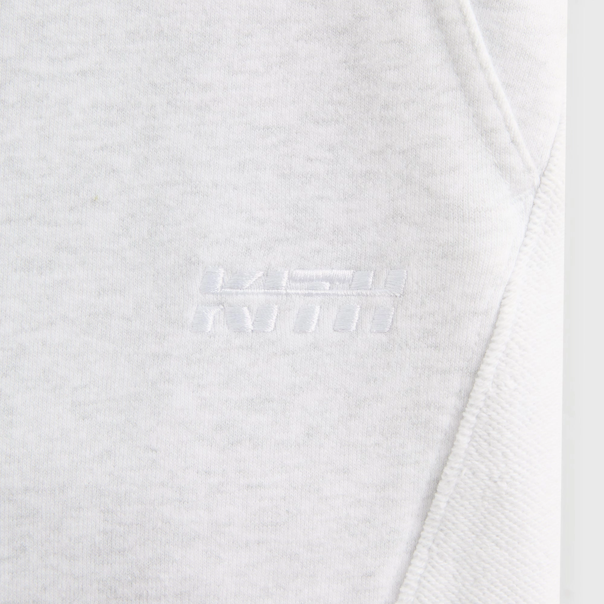 Stretchable Layered Wear Kith Racer Terry Bryson Sweatpant - Light Heather Grey