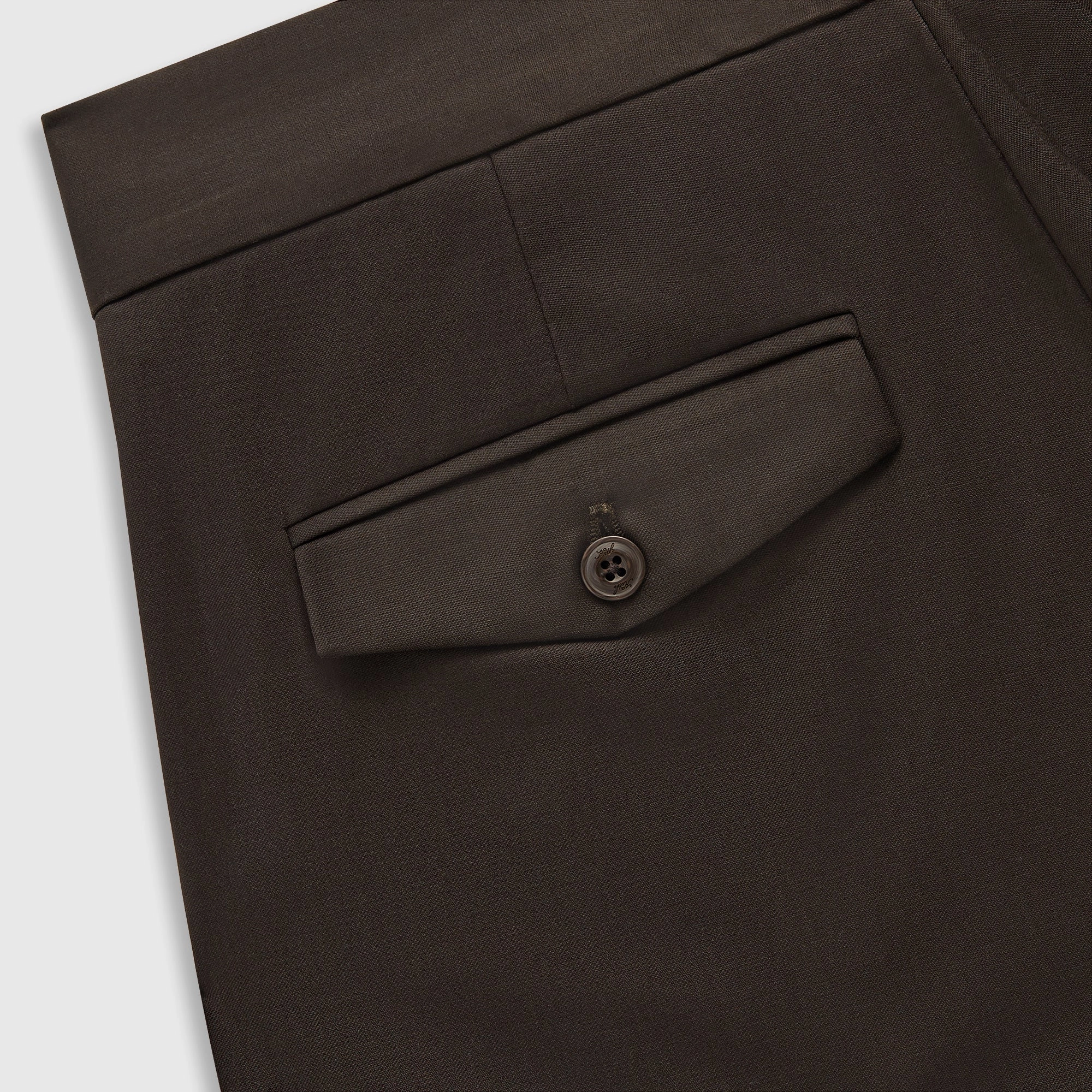 Wrinkle-Resistant Kith Tropical Wool Kingston Trouser - Kindling