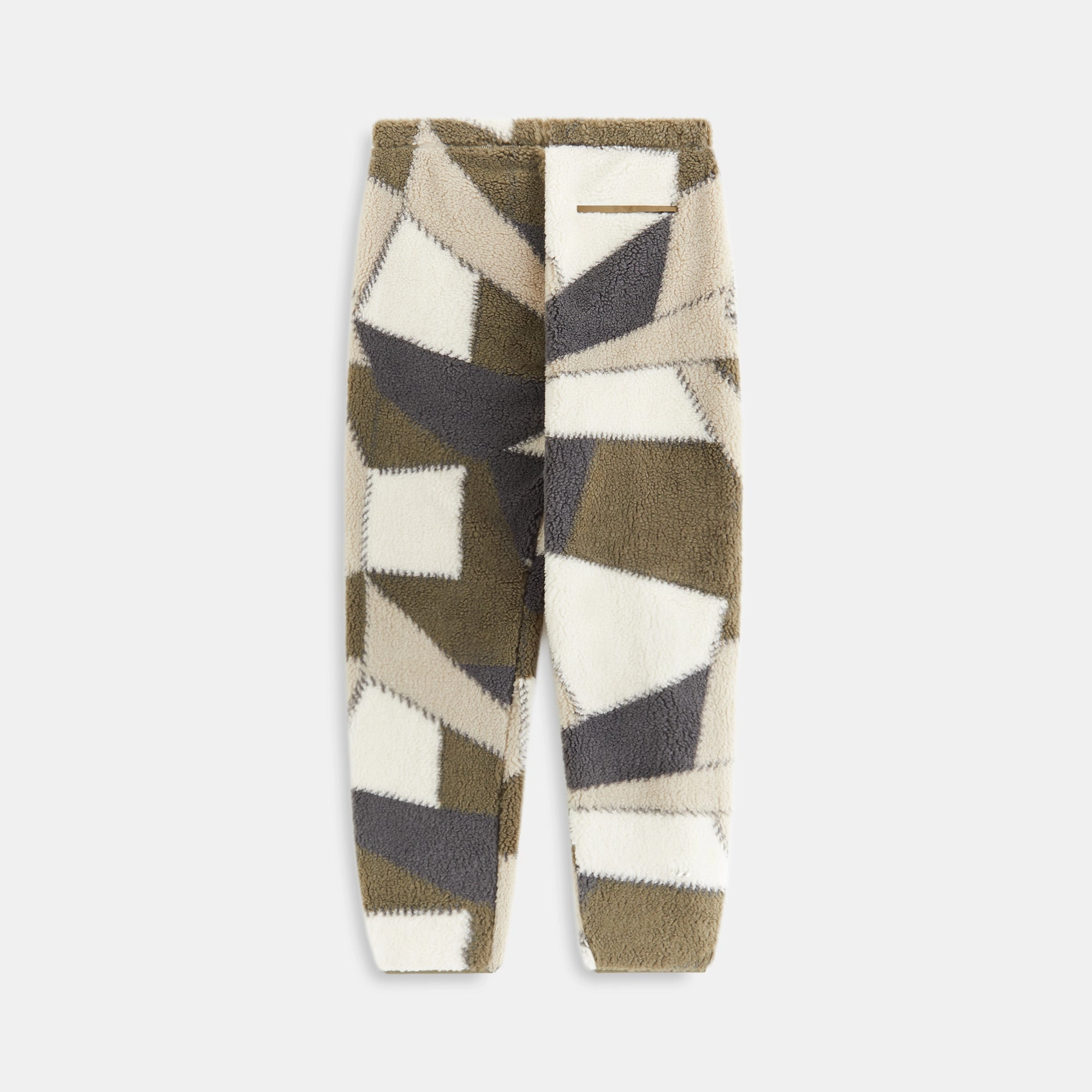 Kith Women Chelsea III Patchwork Fleece Jogger - Plaster Quick Access Pockets