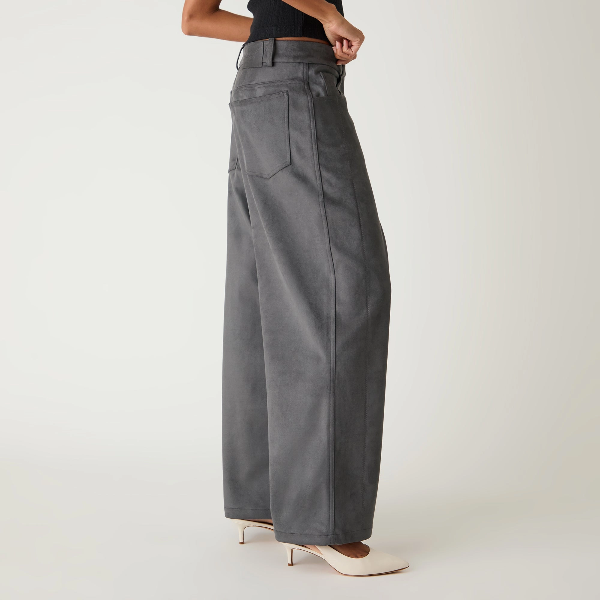 Kith Women Miren Microsuede Five Pocket Pant - Asteroid anti slip grip