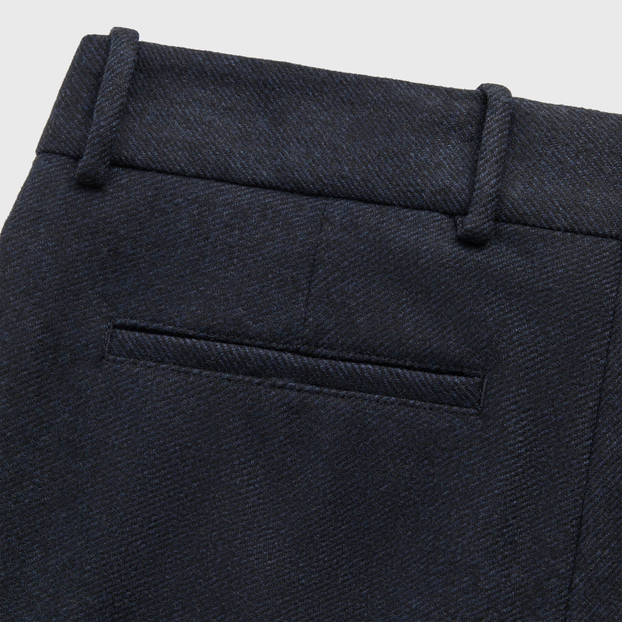 Kith Wool Twill Kylan Pleated Trouser - Nocturnal Modern Relaxed