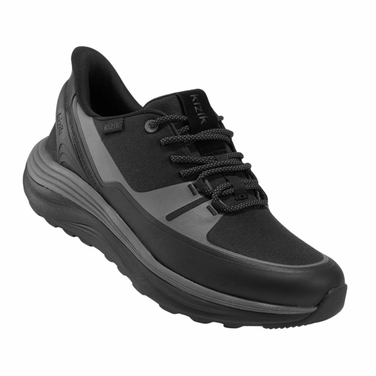 Kizik Men's London All-Terrain Black/Poppyseed Running Performance