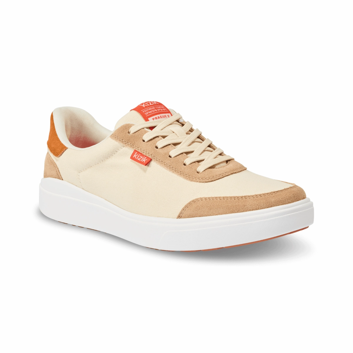 Kizik Men's Prague 2 Whitecap Grey Foam Flex Shock-absorbent arch