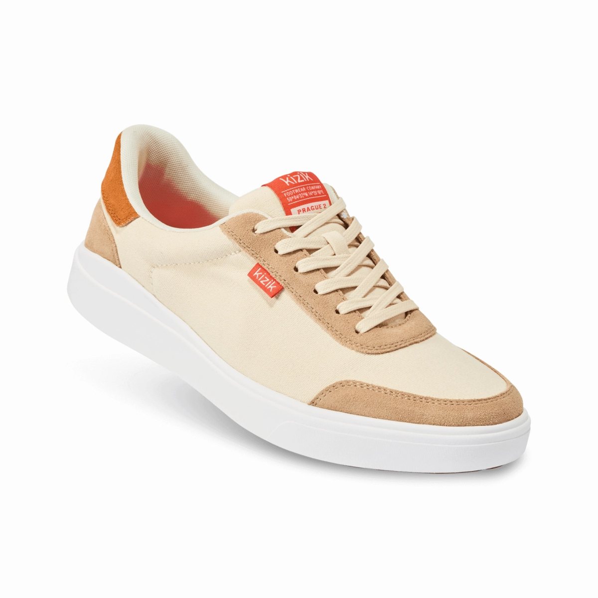 Kizik Men's Prague 2 Whitecap Grey Neutral Stride Design