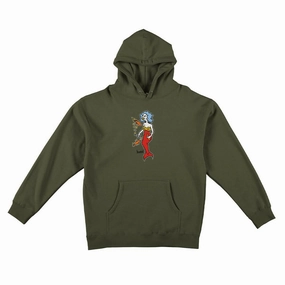 Krooked - Mermaid Hoodie Army Versatile Design warm-toned