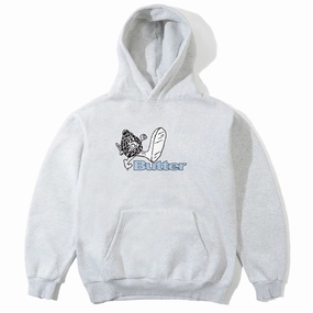 Versatile Performance No Ride Up Butter Goods - Steppin' Logo Hoodie Ash
