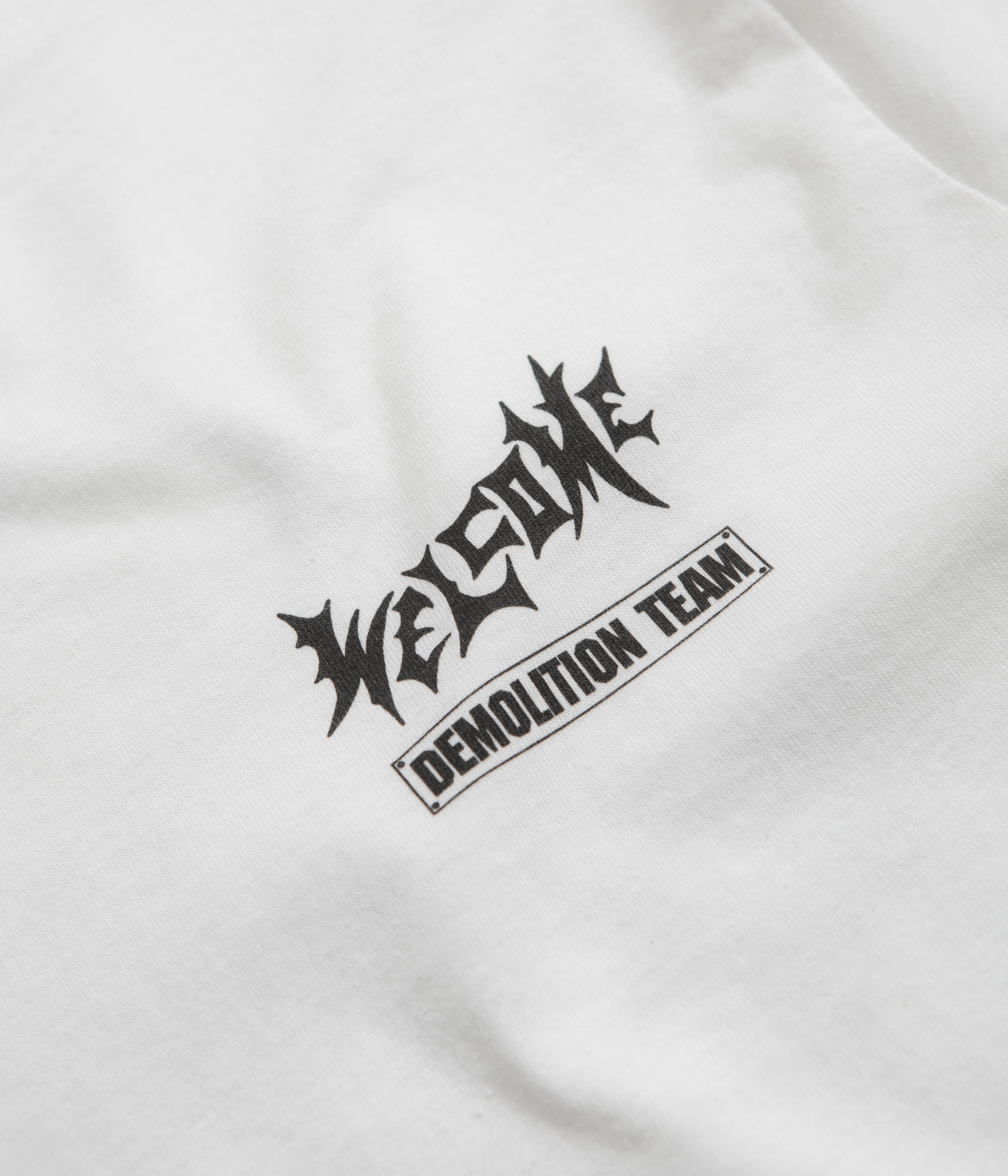 linen shirt Welcome Demolition T-Shirt - White
