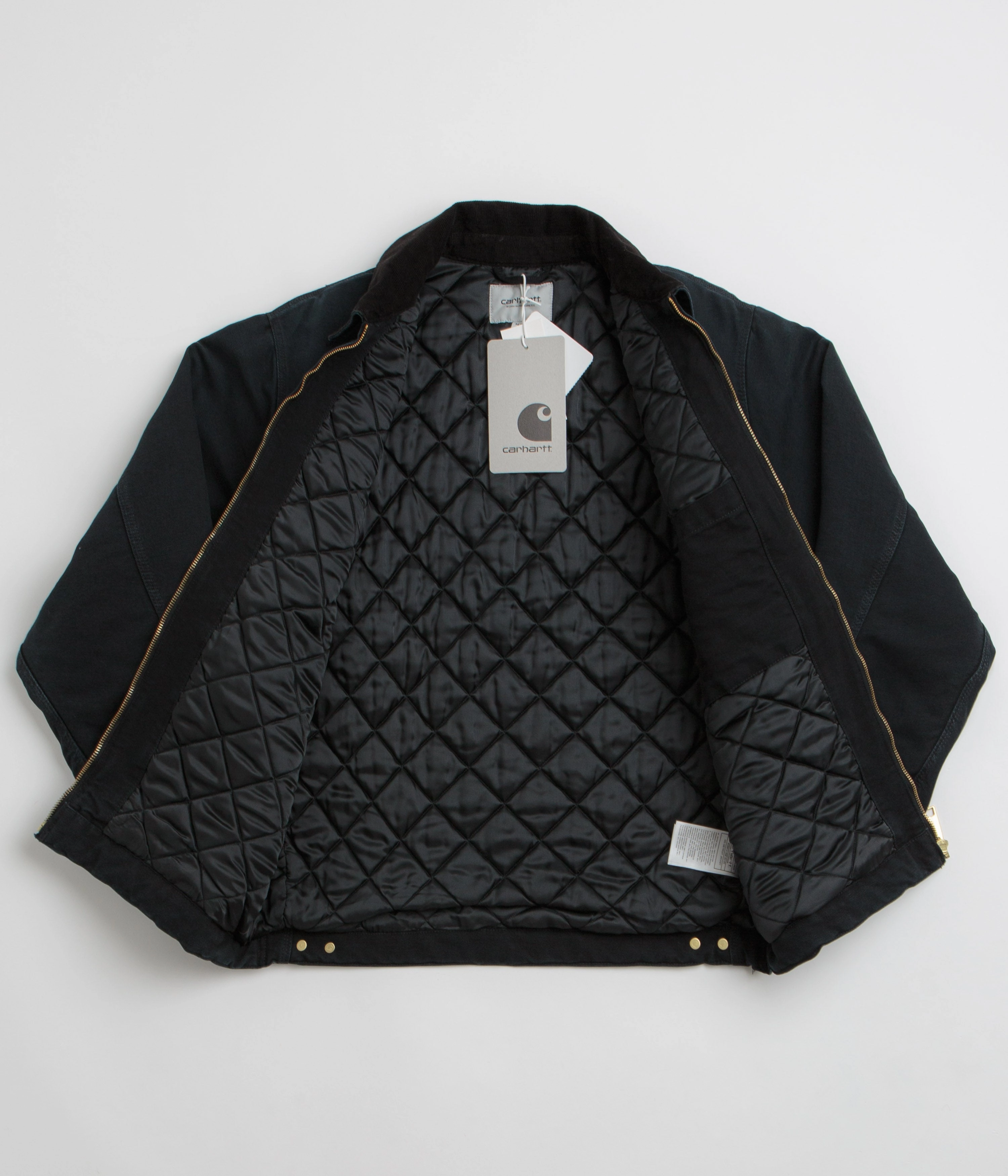 Timeless Protection Carhartt OG Detroit Jacket - Black / Black Stone Canvas