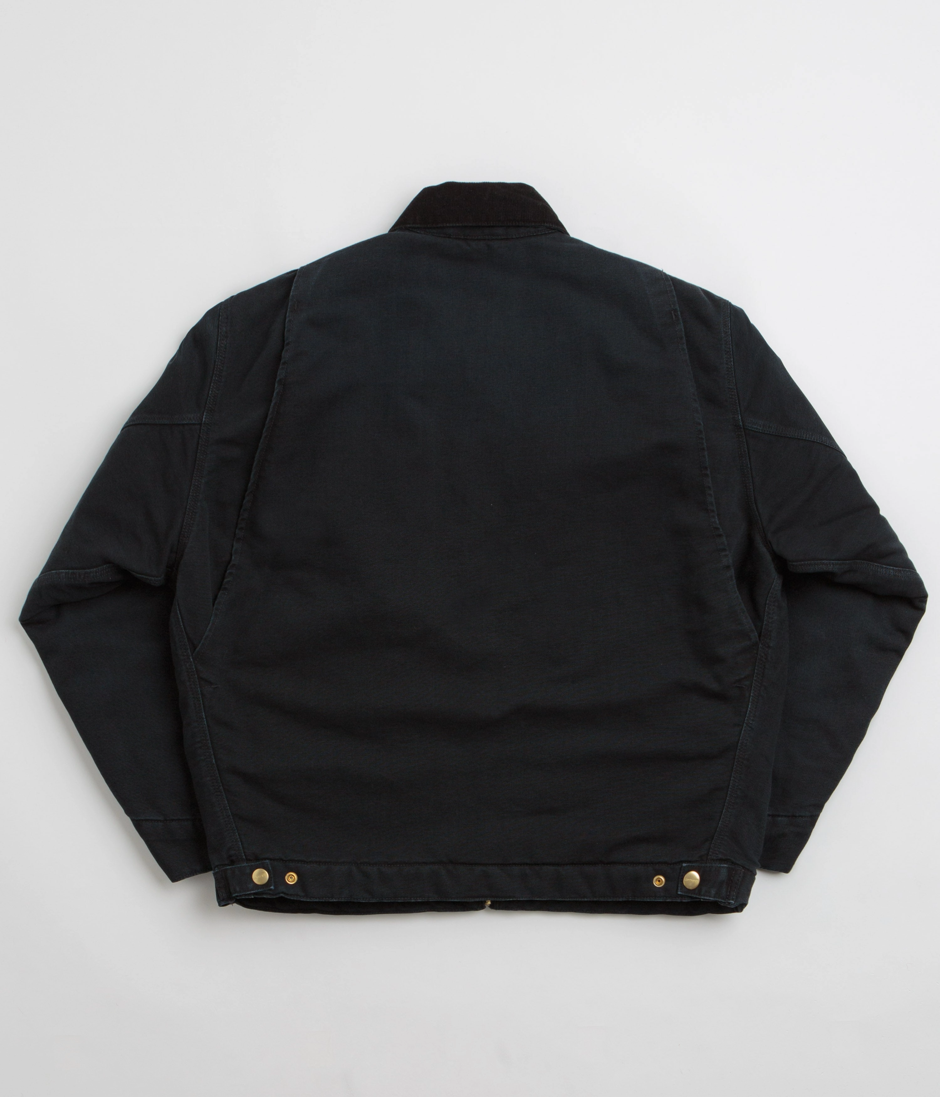 Essential Fashion Carhartt OG Detroit Jacket - Black / Black Stone Canvas