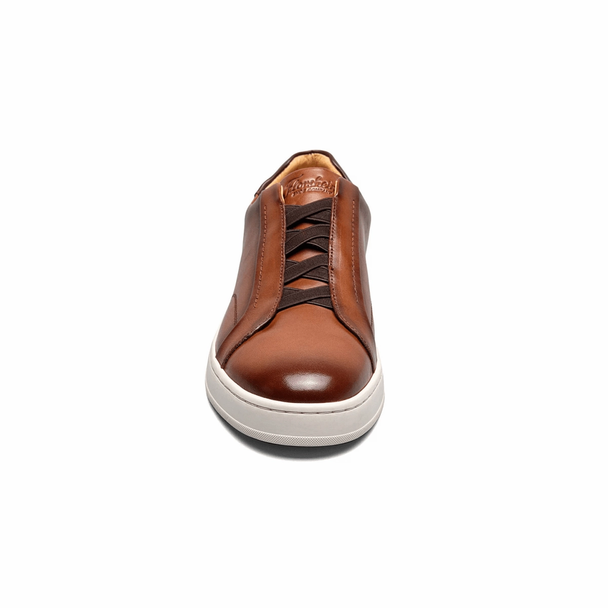 Premium Material Florsheim Men's Monopoli Elastic Lace Cognac