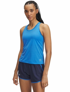 Stay Cool Layer Fresh Launch Singlet - Blue Atlantis/Reflective