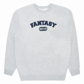Sci-Fi Fantasy Sci-FI U Crewneck Fleece - Heather Grey product hook practicality
