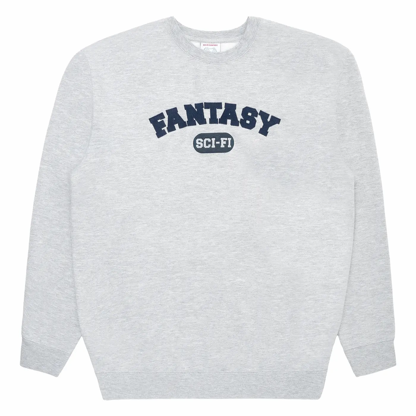 Sci-Fi Fantasy Sci-FI U Crewneck Fleece - Heather Grey sequin goes with sandals