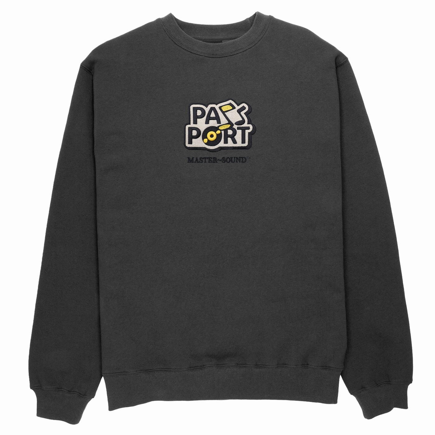 product after sales service PASS~PORT Master-Sound Embroidered Crew Sweatshirt - Tar