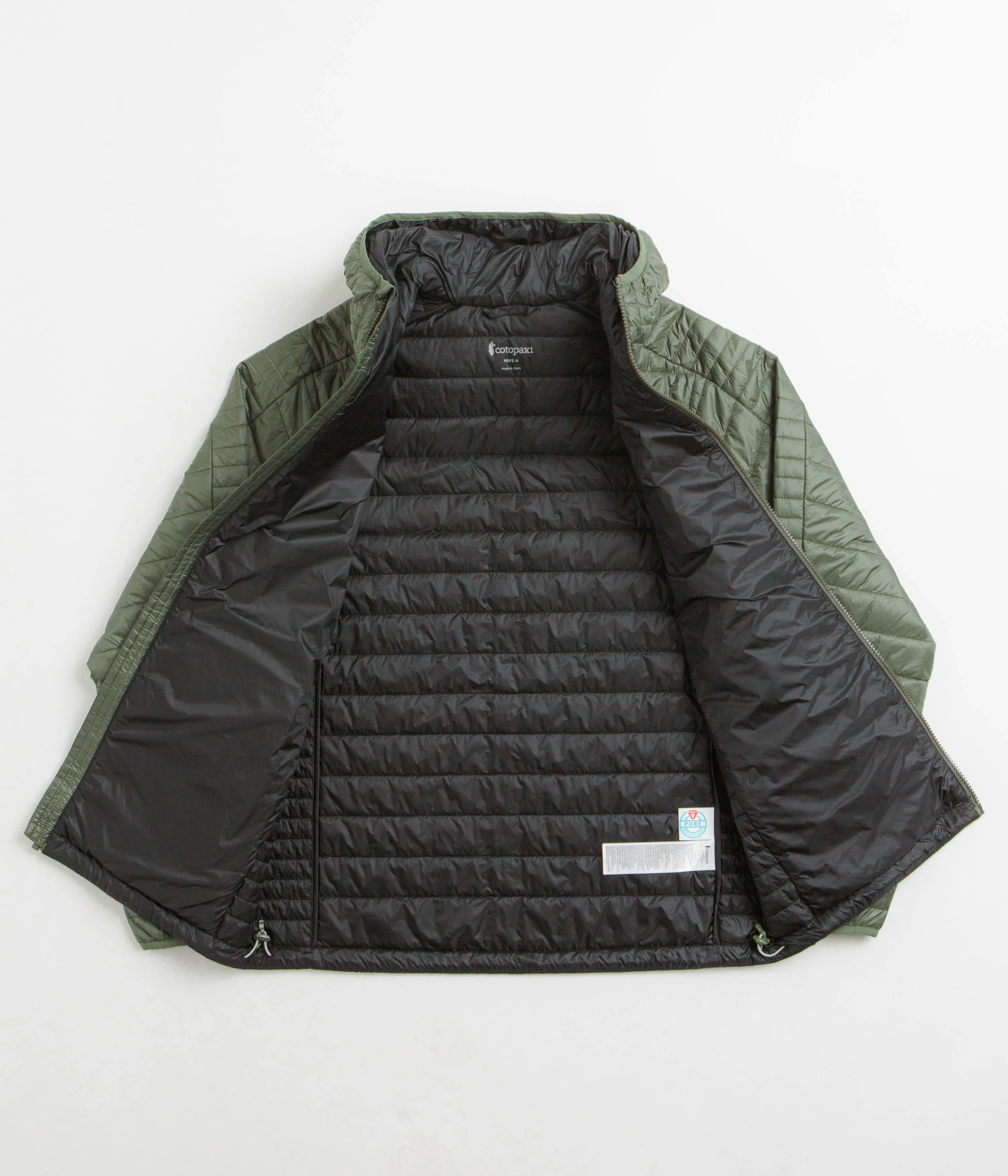 Cotopaxi Capa Insulated Hooded Jacket - Fatigue / Black Refined Casual suitable for trade shows