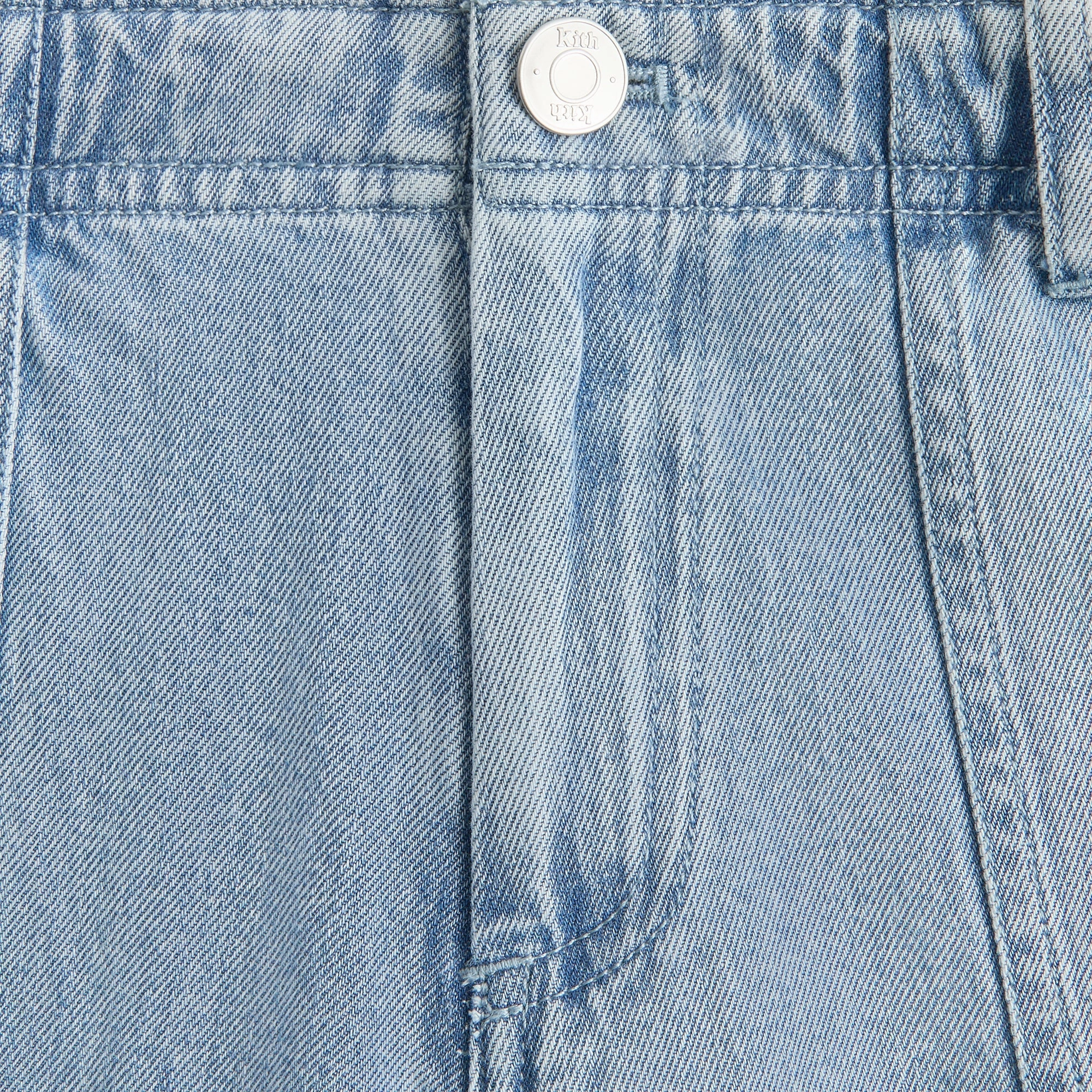 Kith Kids Chambray Evans Cargo Pant - Kent Medium Wash Comfy Flex