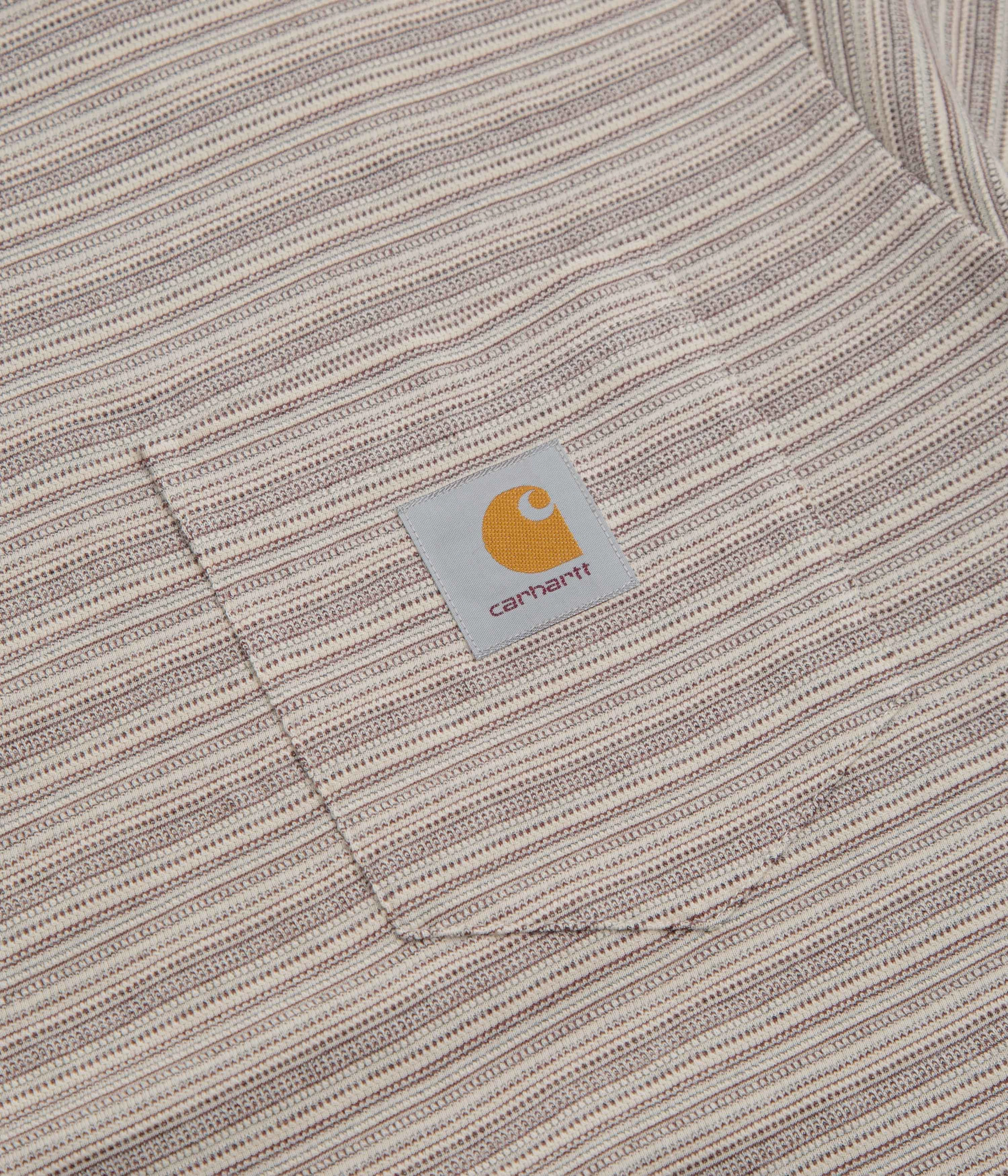 Carhartt Gellar Pocket T-Shirt - Gellar Stripe / Wax Lightweight Material