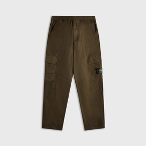 Printed design Windproof coating Stone Island Mil-Spec Stretch Ripstop-Tc Garment Dyed Cargo Pant - Military Green